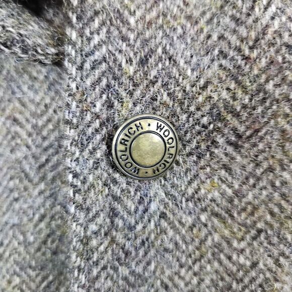 John Rich Bros Woolrich Men's Heavy Coat Brown Size XL 85% Wool Lined Hooded - Picture 6 of 16